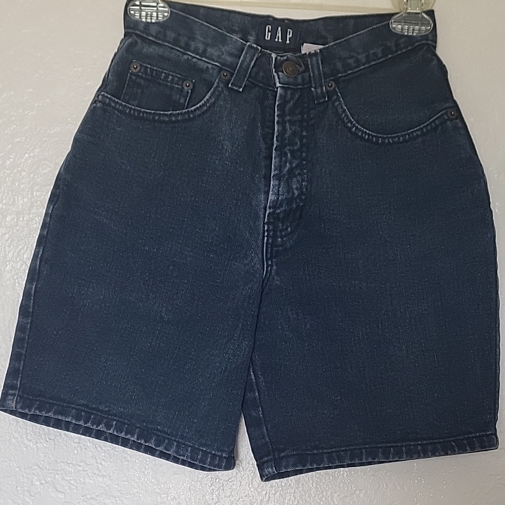GAP Women's Dark Blue Denim Shorts